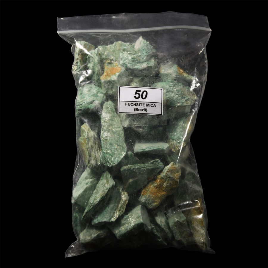 Natural History - Fuchsite Mica Mineral Specimen Group [50]