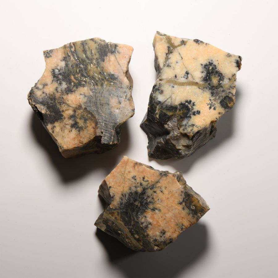 Natural History - Dendritic Jasper Mineral Display Group [3]