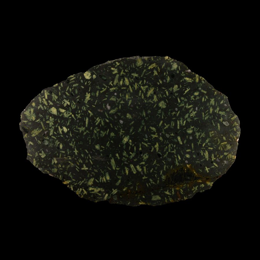 Natural History - Large Historic Roman 'Spartan Basalt' Cut & Polished Green Porphyry Sheet