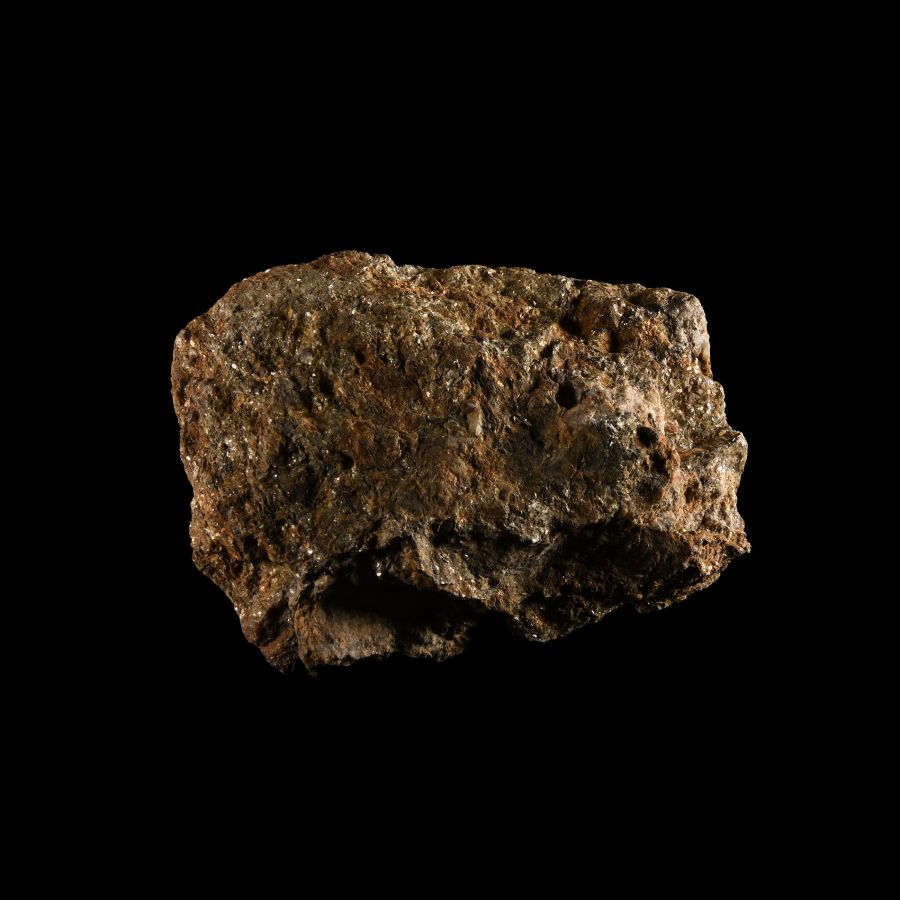 Natural History - Historic Boxed Garnet Mica Schist Mineral Sample From Perthshire