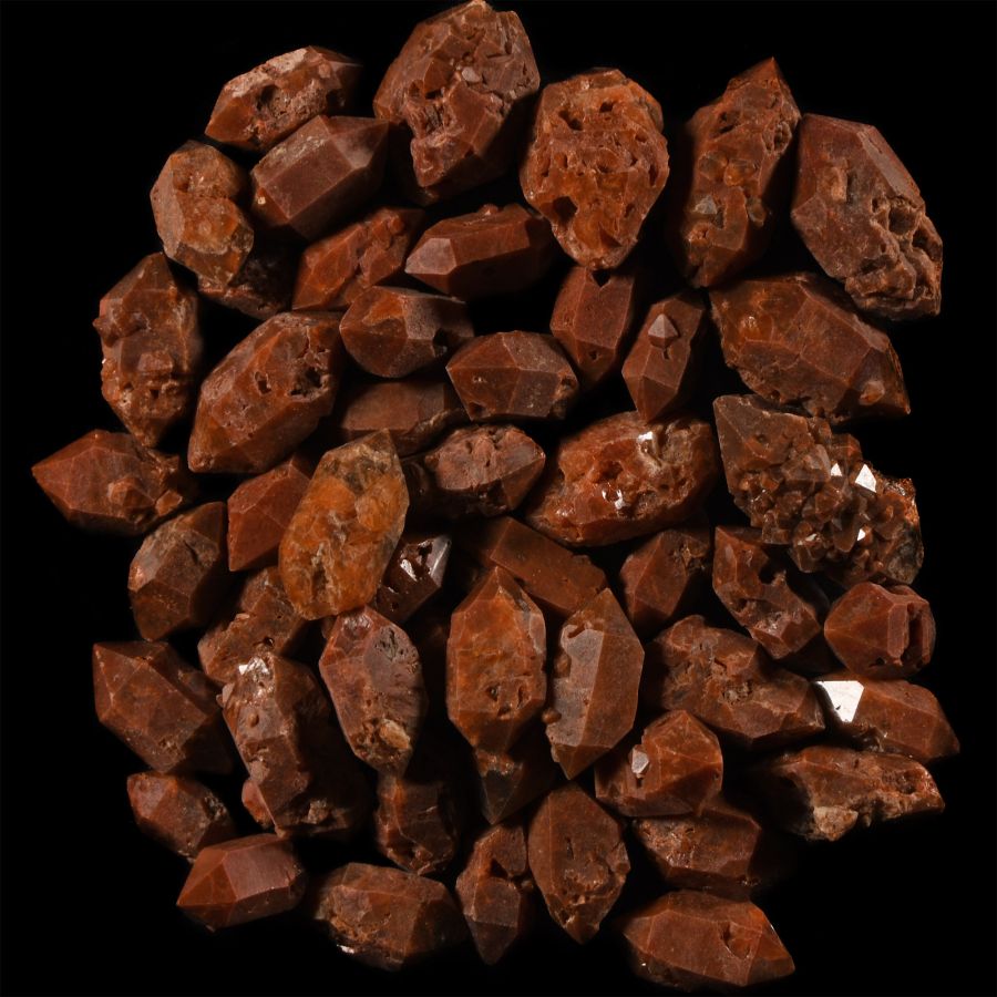 Natural History - Hematoid Quartz Crystal Specimen Group [50]