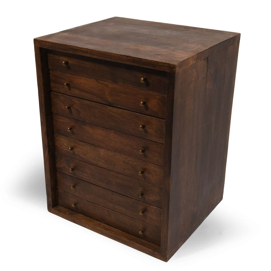 Pine Collector's Cabinet