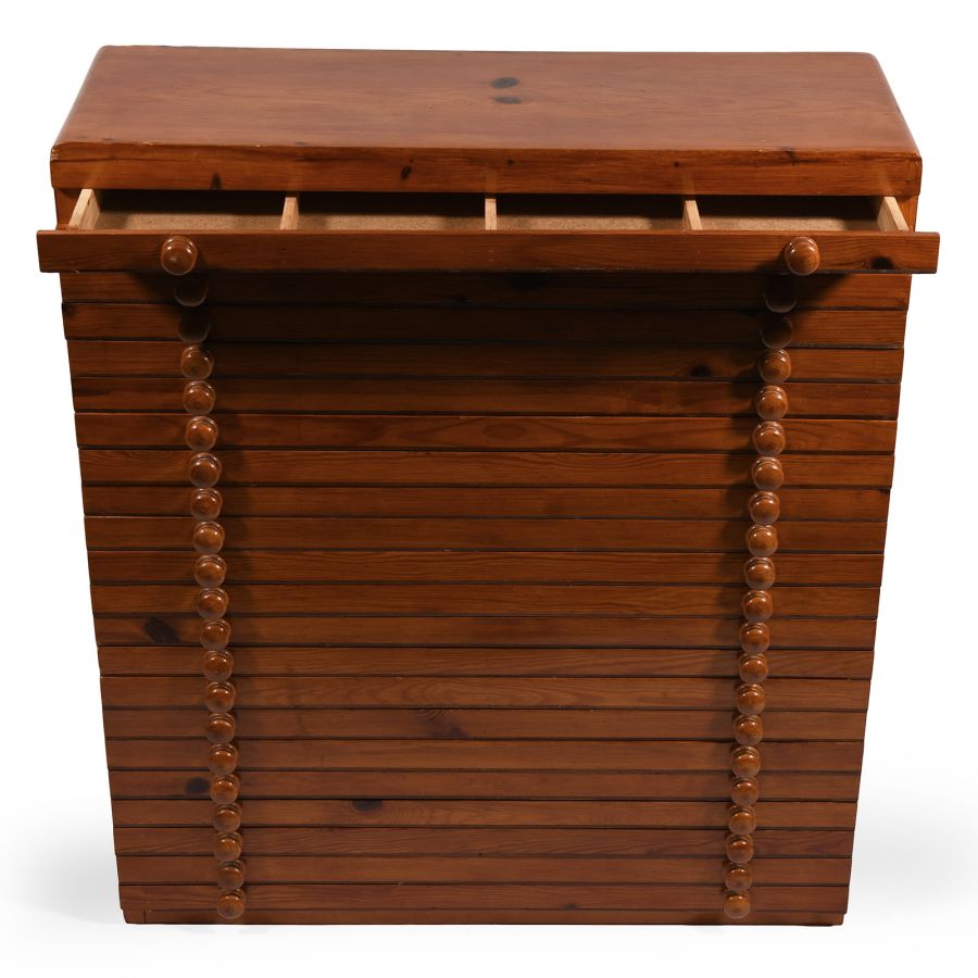 Pine Collector's Cabinet