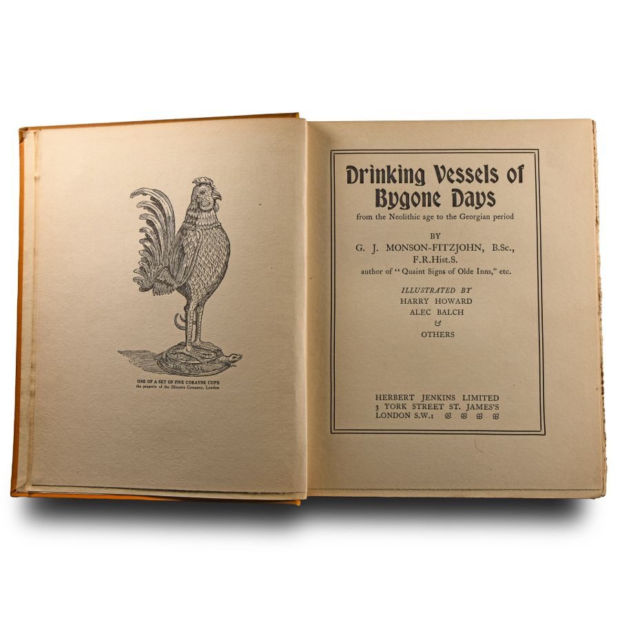 Archaeological Books - Monson-FitzJohn - Drinking Vessels of Bygone Days