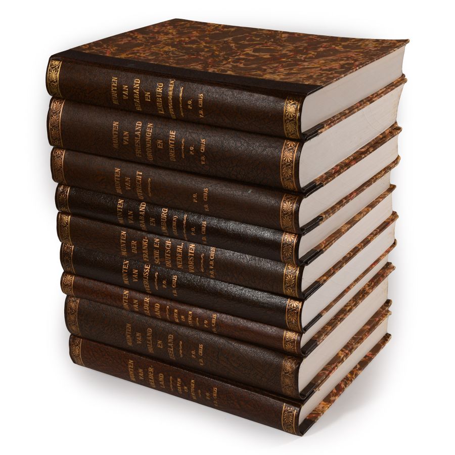 General Books - Van der Chijs - Munten Van der Nederlanden Vroogste Tijden Tot aan de Pacificante van Gend - Nine Volumes