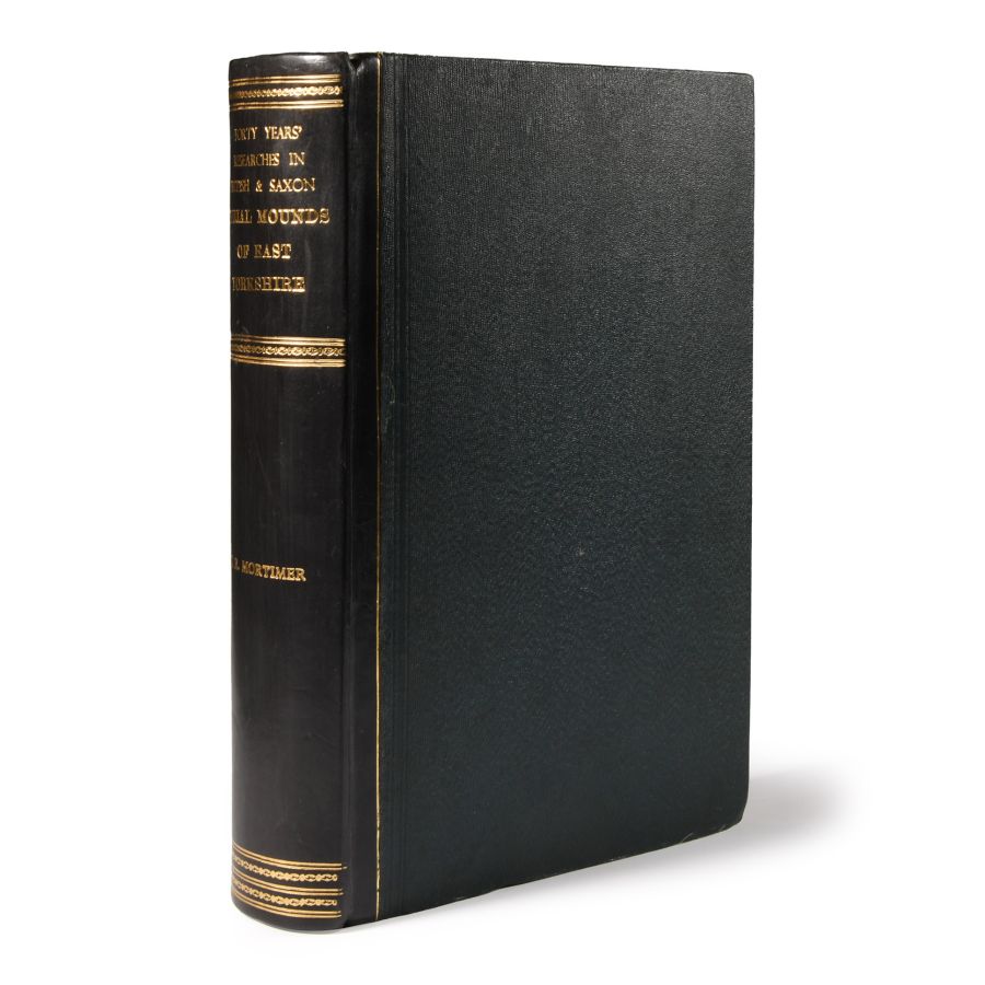 Archaeological Books - Mortimer - Forty Years' Researches in British and Saxon Burial Mounds of East Yorkshire