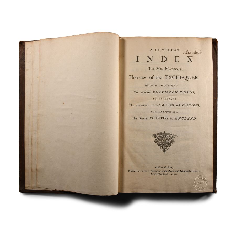 General Books - A Compleat Index to Mr Madox's History of the Exchequer