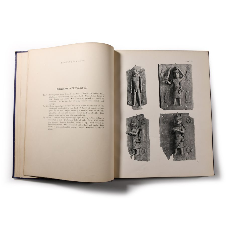 Archaeological Books - Pitt-Rivers - Antique Works of Art from Benin