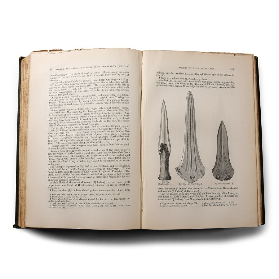 Archaeological Books - Evans - The Ancient Stone Implements, Weapons, and Ornaments, of Great Britain