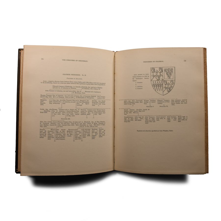 General Books - Waters - Genealogical Memoirs of the Kindred Families of Thomas Cranmer, Archbishop of Canterbury, and Thomas Wood, Bishop of Lichfield