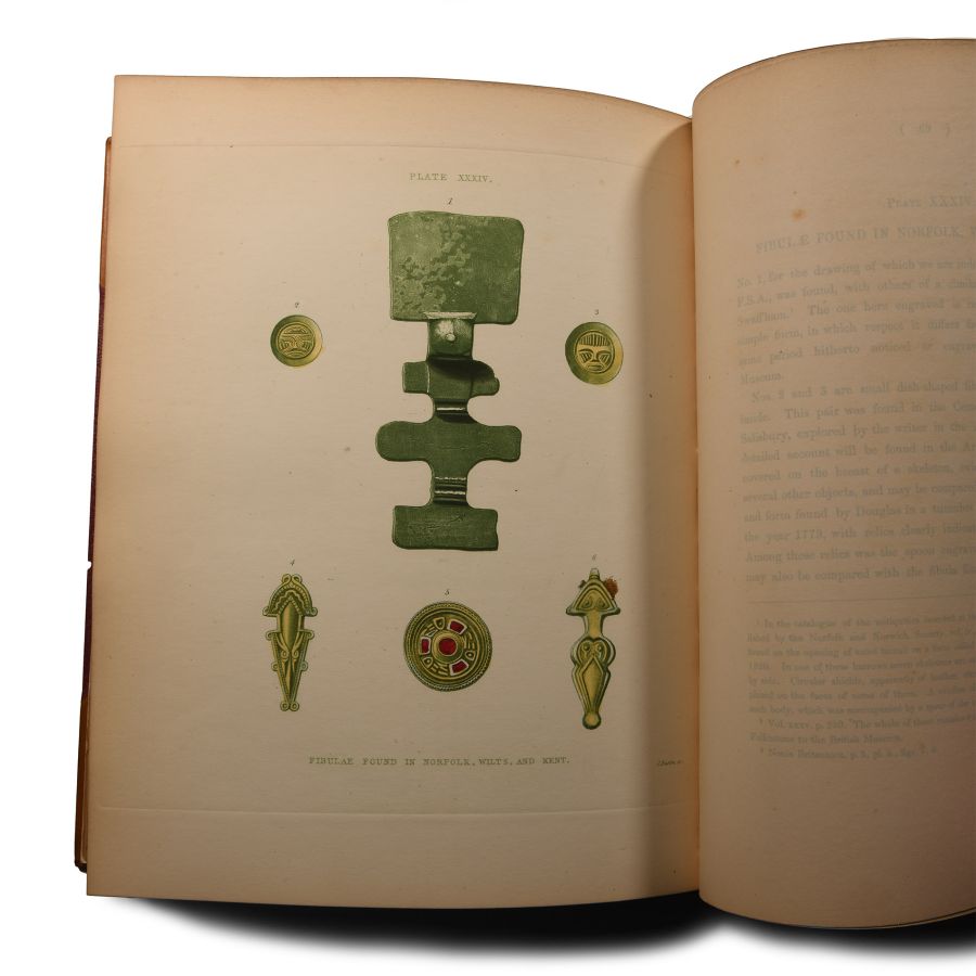 Archaeological Books - Akerman - Remains of Pagan Saxondom