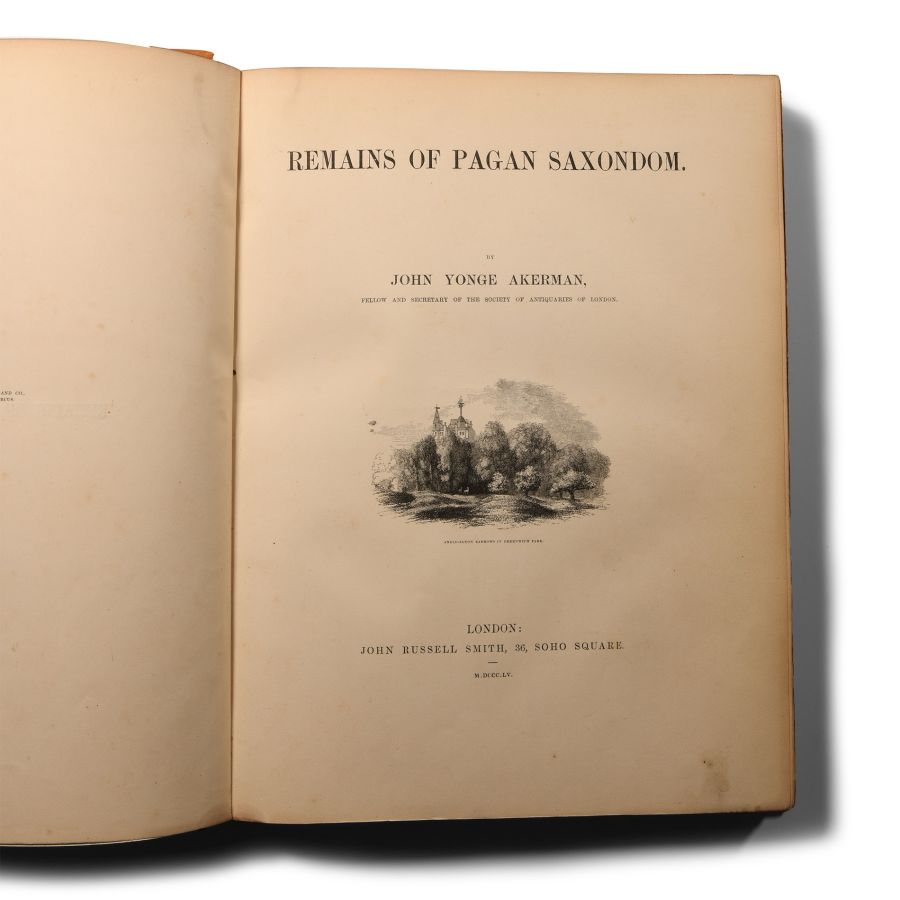Archaeological Books - Akerman - Remains of Pagan Saxondom