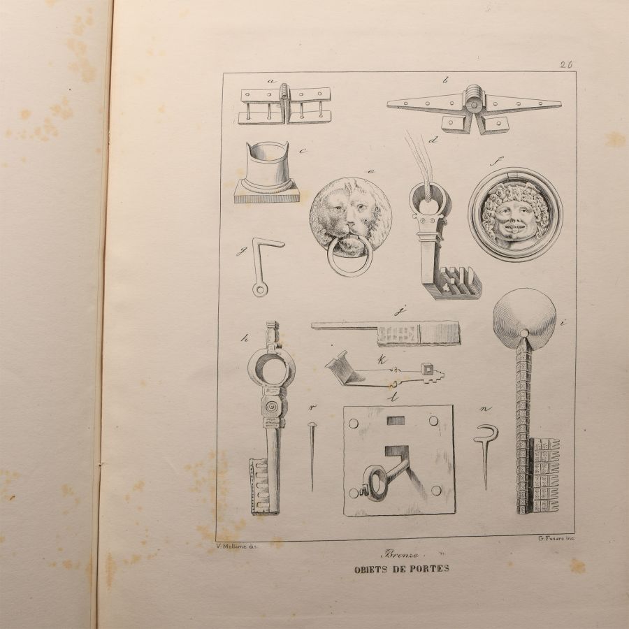Archaeological Books - Monaco - Three Hundred Specimens of Domestic Articles Used in Their Daily Life by the Ancient Romans