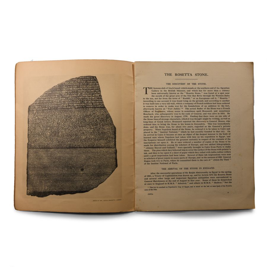 Archaeological Books - Wallis Budge - The Rosetta Stone