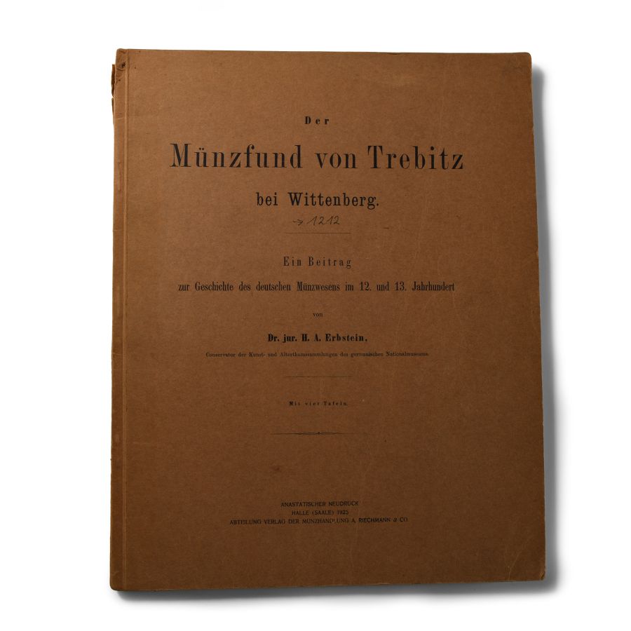 Archaeological Books - Erbstein - Der Münzfund von Trebitz bei Wittenberg