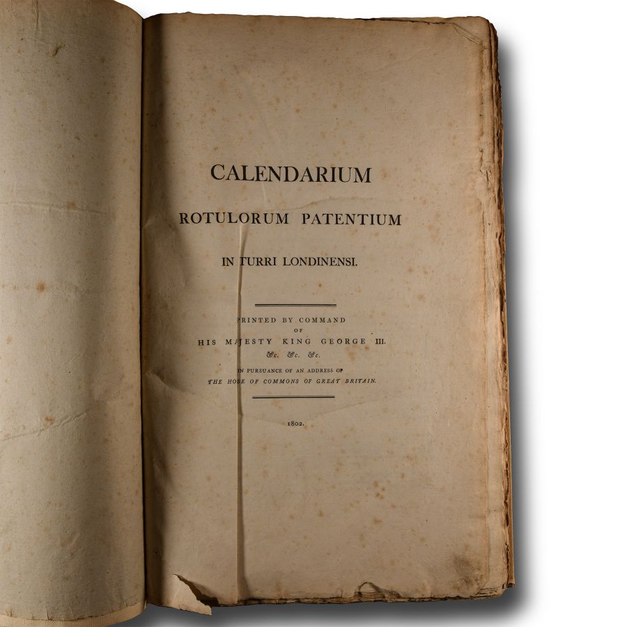 General Books - Calendar of Patent Rolls in the Tower of London