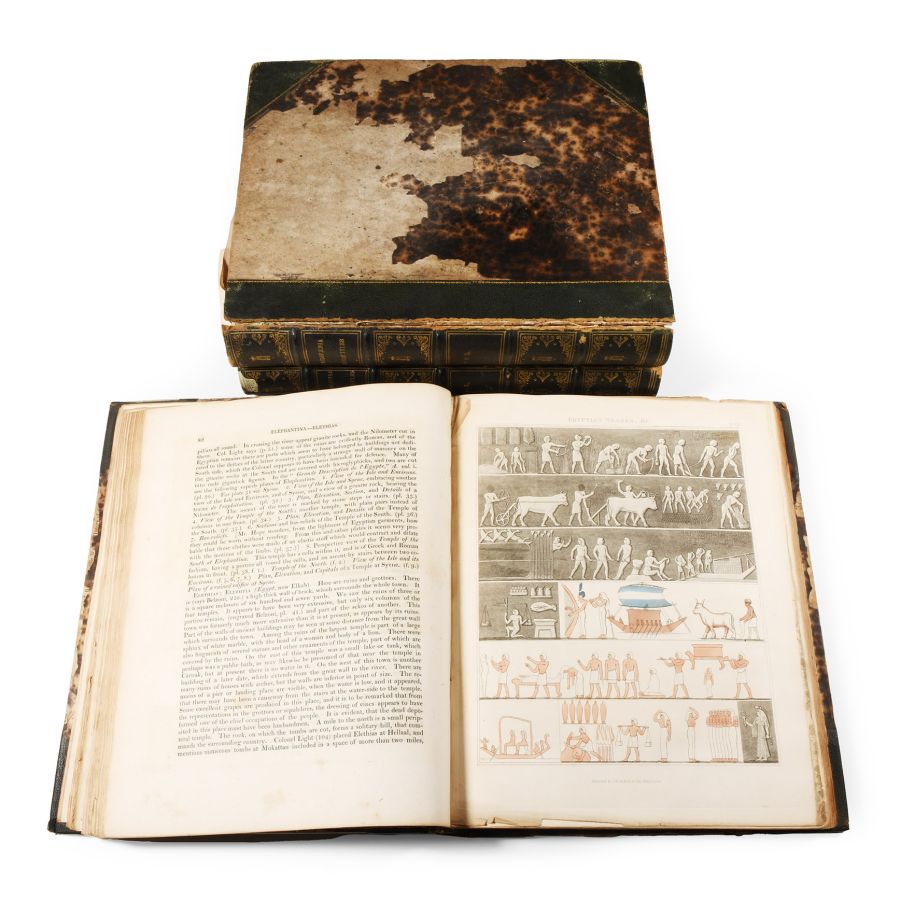 Archaeological Books - Fosbroke - Encyclopedia of Antiquities Vol 1 & 2, and Foreign Topography