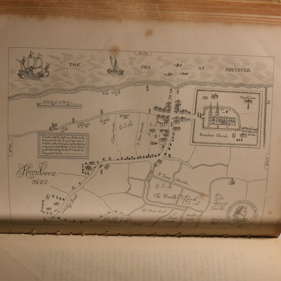 Archaeological Books - Roach Smith & Fairholt - The Antiquities of Richborough, Reculver, and Lymne, in Kent