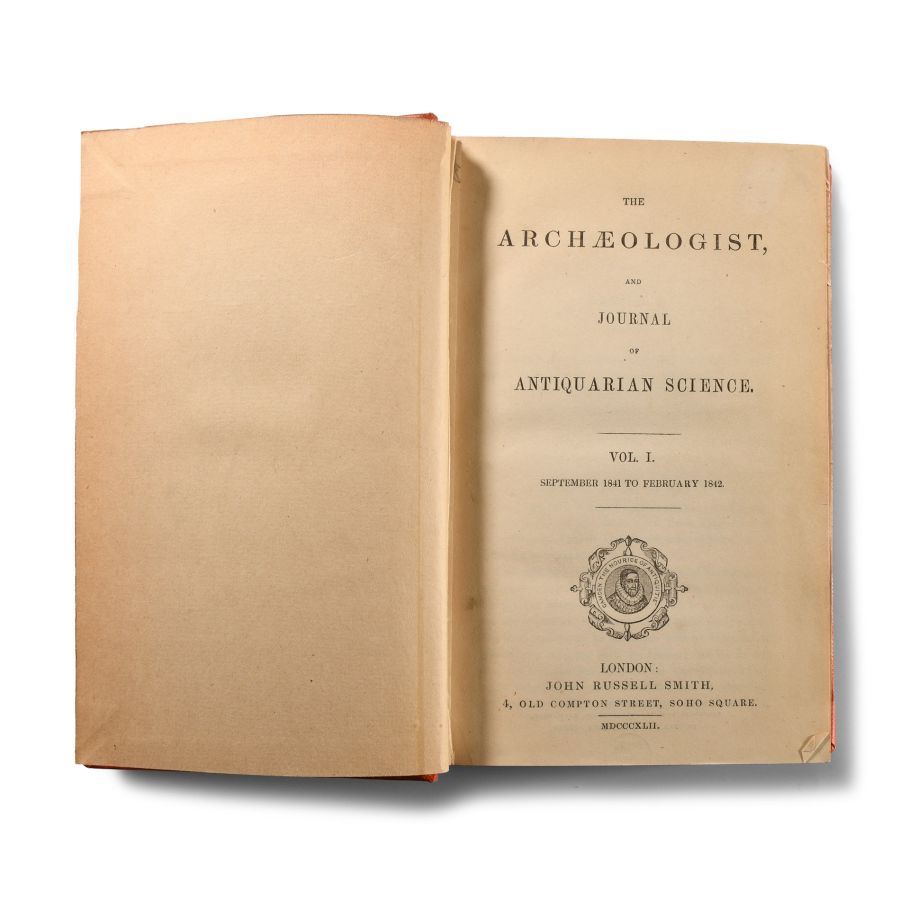 Archaeological Books - The Archaeologist, and Journal of Antiquarian Science, Nos.1-10, Volume I