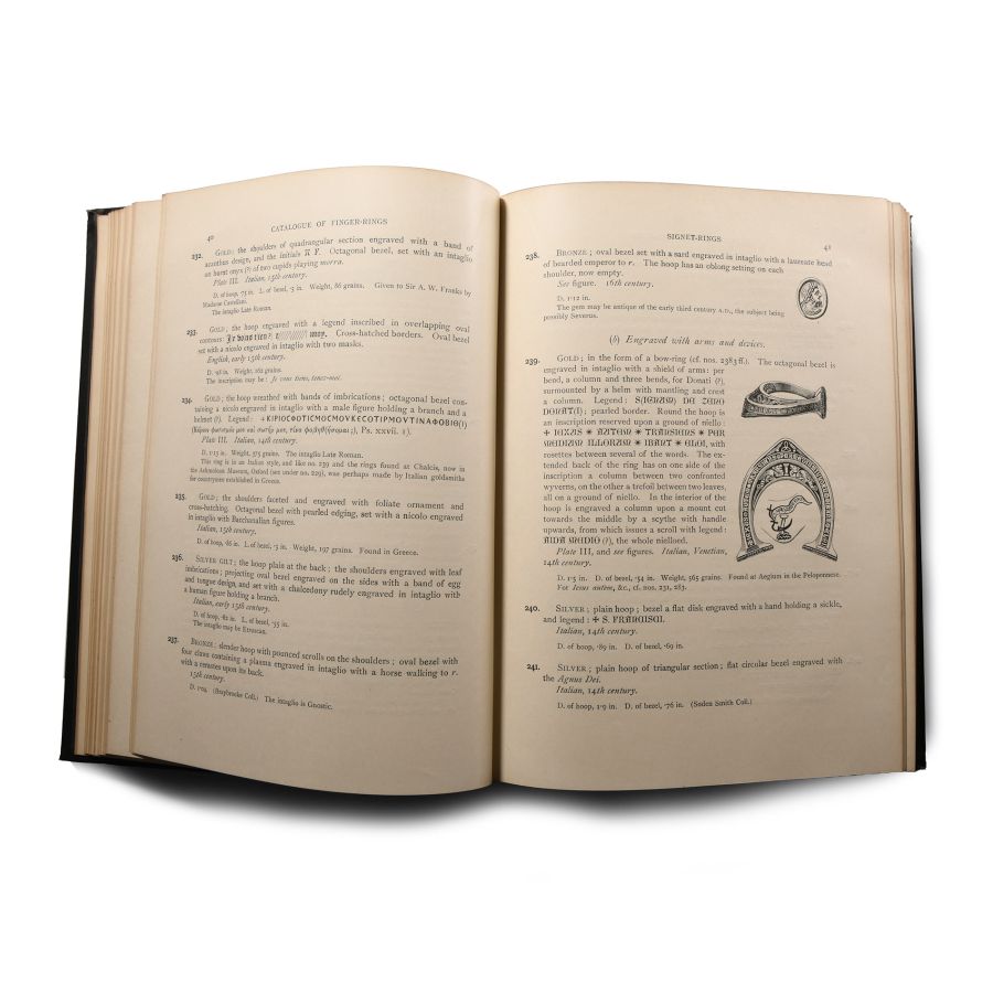 Archaeological Books - Dalton - Franks Bequest Catalogue of the Finger Rings, Early Christian, Medieval and Later