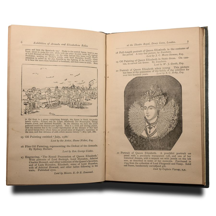 Archaeological Books - Wright - Catalogue of the Exhibition of Armada and Elizabethan Relics Held in the Grand Saloon of the Theatre Royal