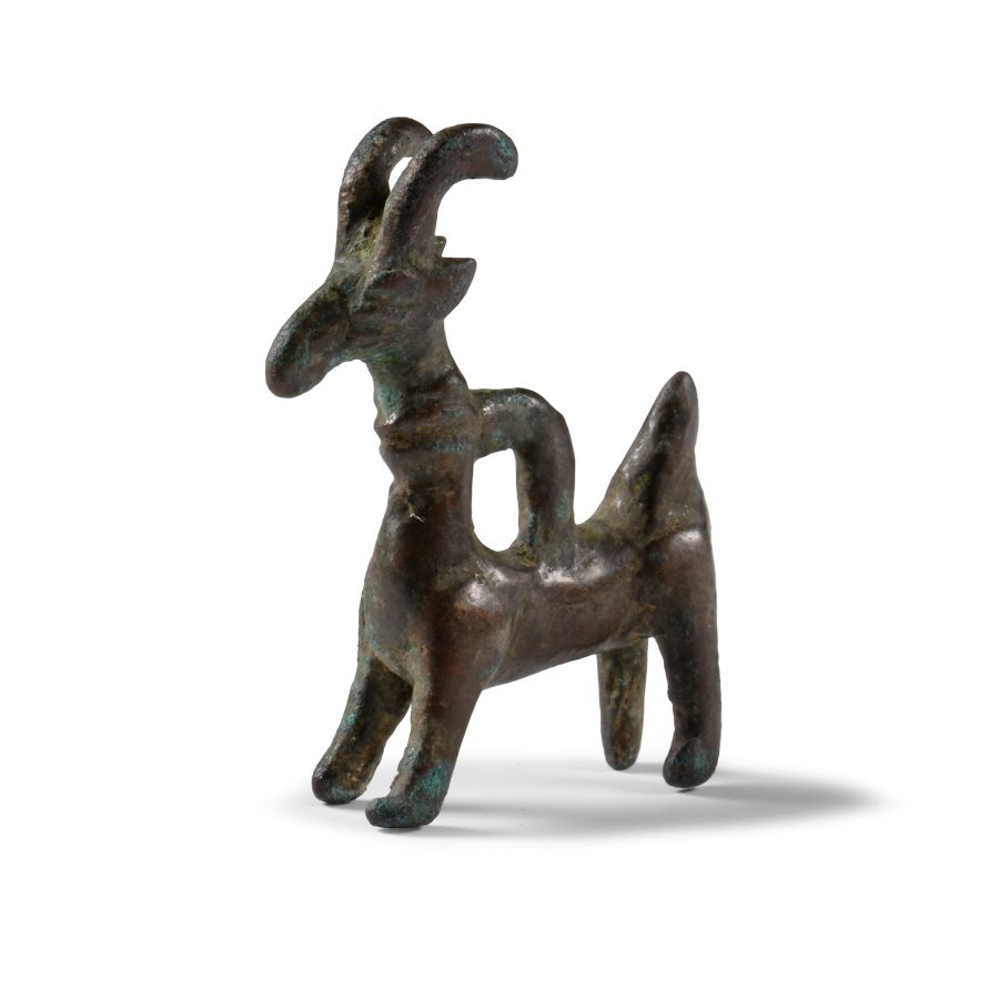 Luristan Bronze Amulet of a Goat