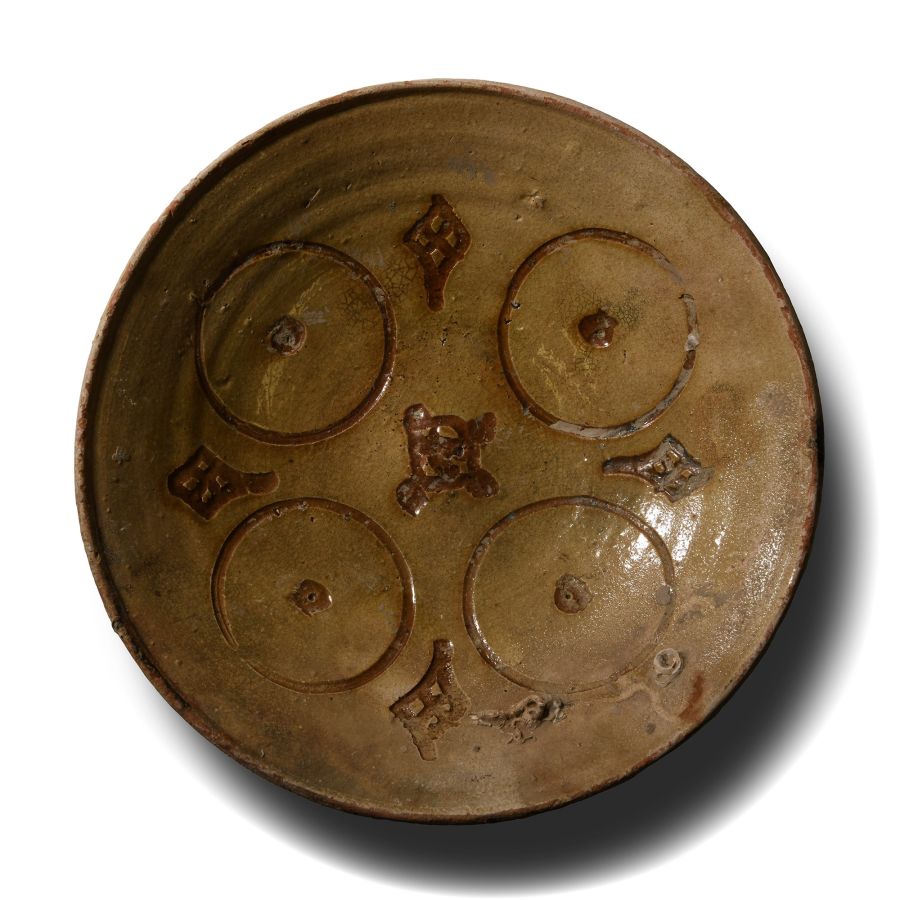 Byzantine Glazed Sgraffito-Ware Shipwreck Bowl