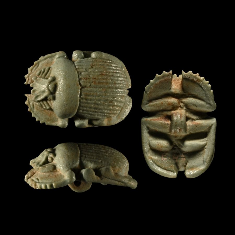 Egyptian Faience Scarab