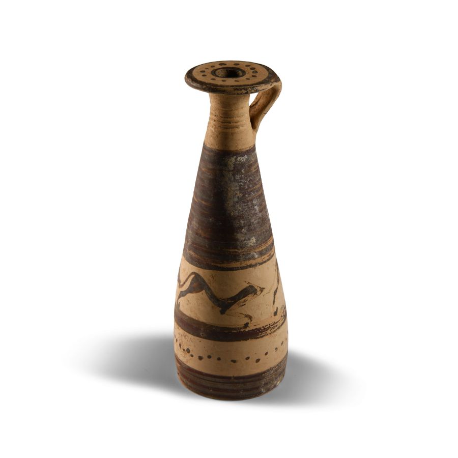 Etruscan Terracotta Alabastron