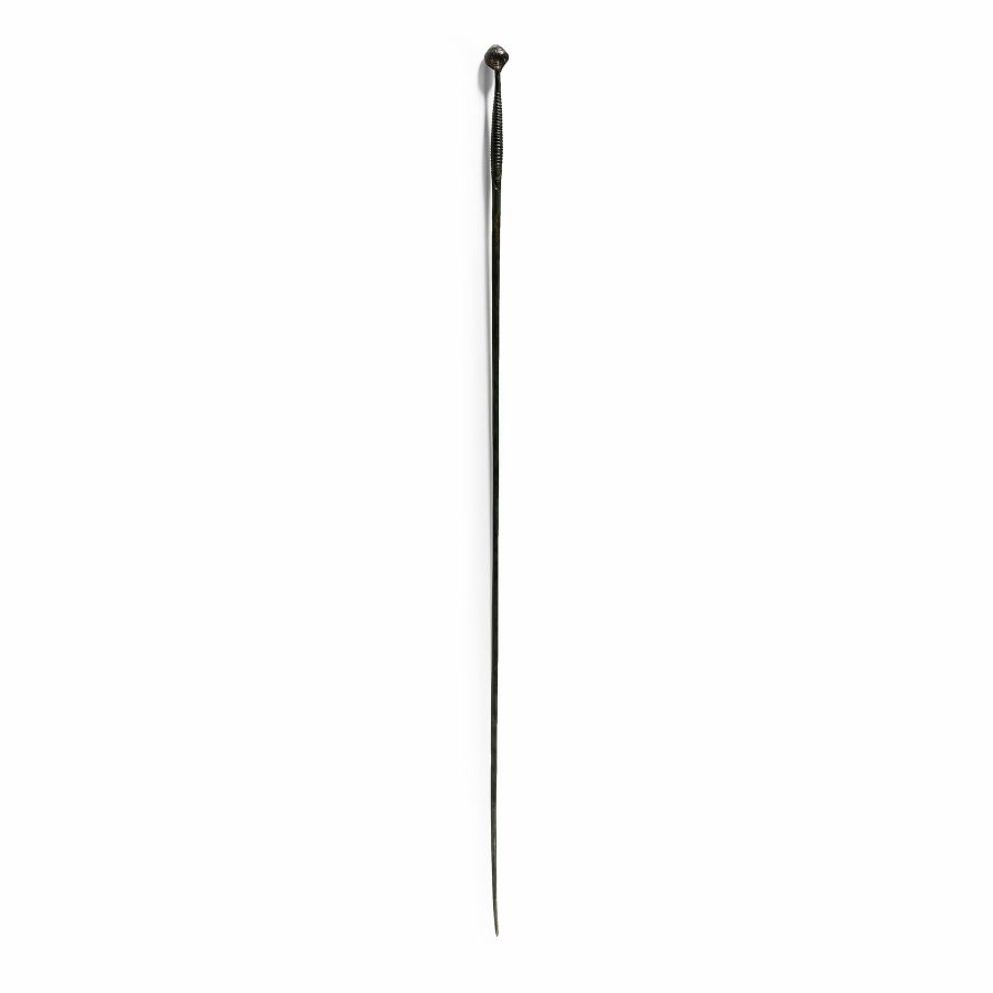 Extremely Large Bronze Age Pin with Knop Finial
