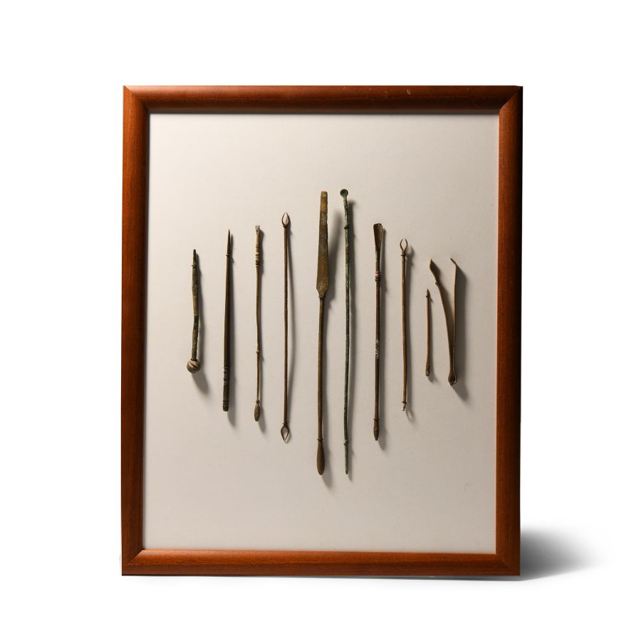 Roman Bronze Medical Tool Collection