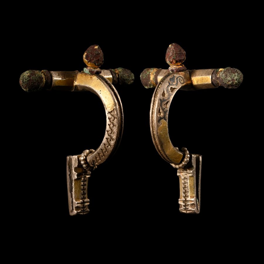 Roman Silver Crossbow Brooch