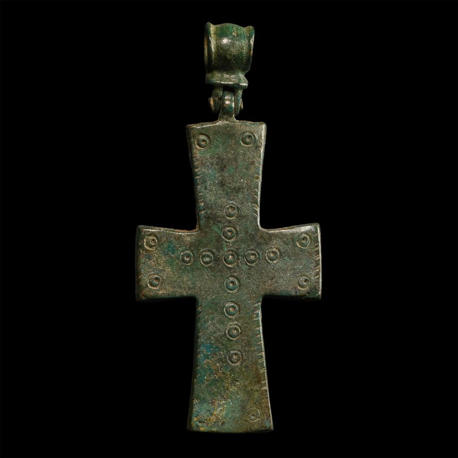 Viking Age Bronze Cross Pendant