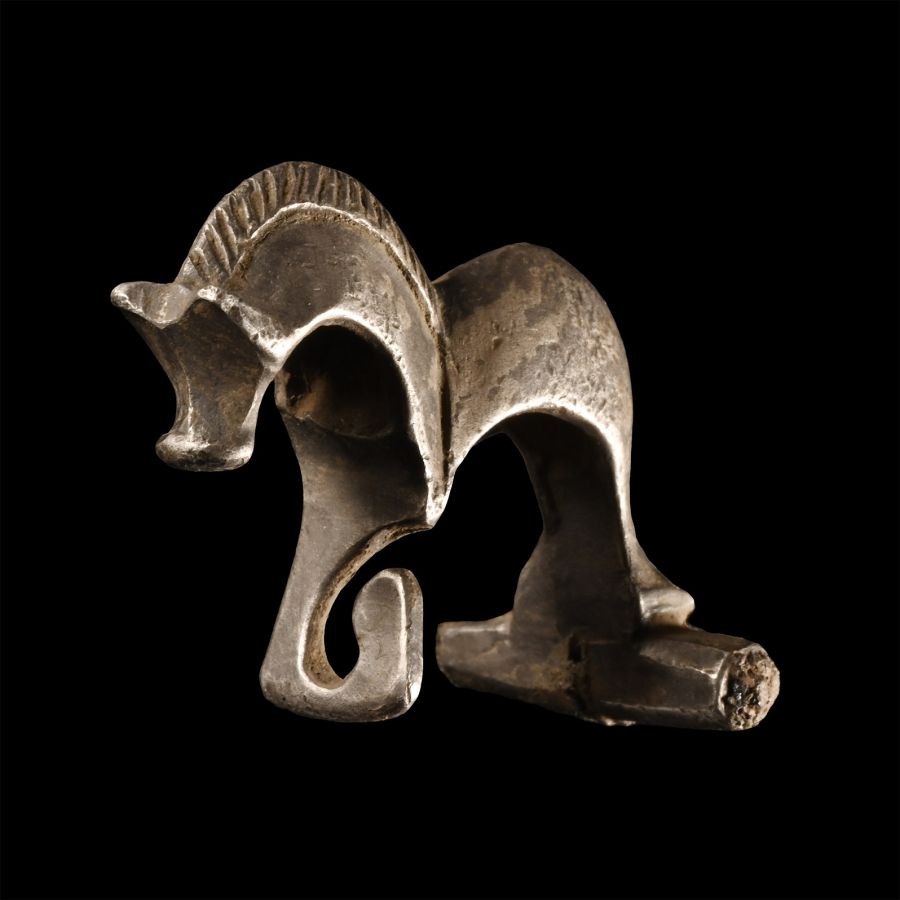 Roman Silver Horse Brooch