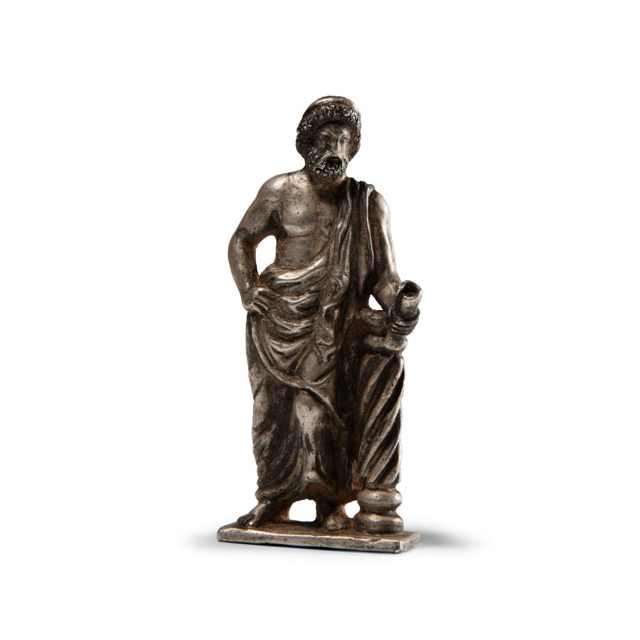 Post Medieval Silver Statuette of Jupiter