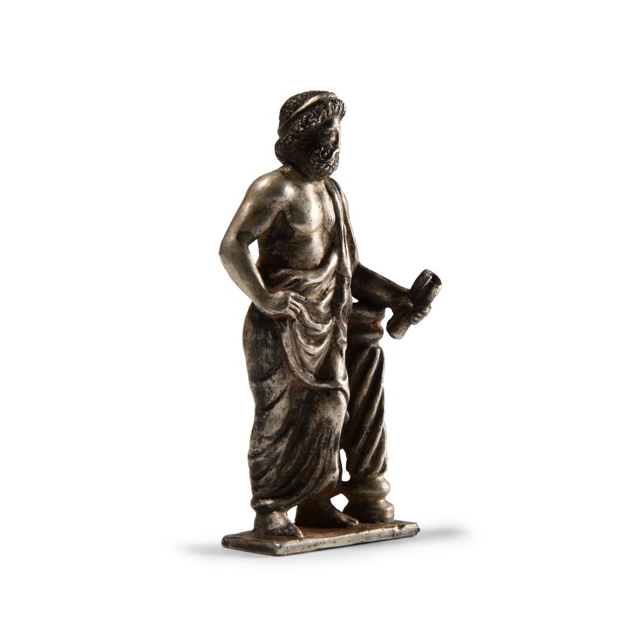 Post Medieval Silver Statuette of Jupiter