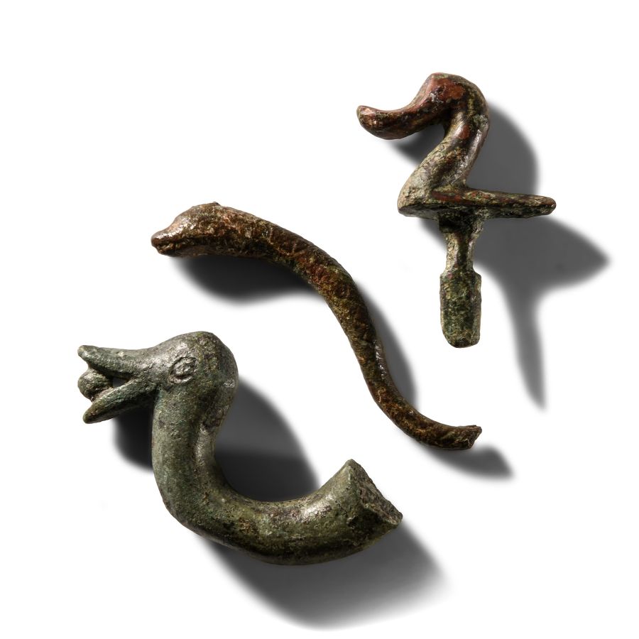 Roman Bronze Animal Mount Group