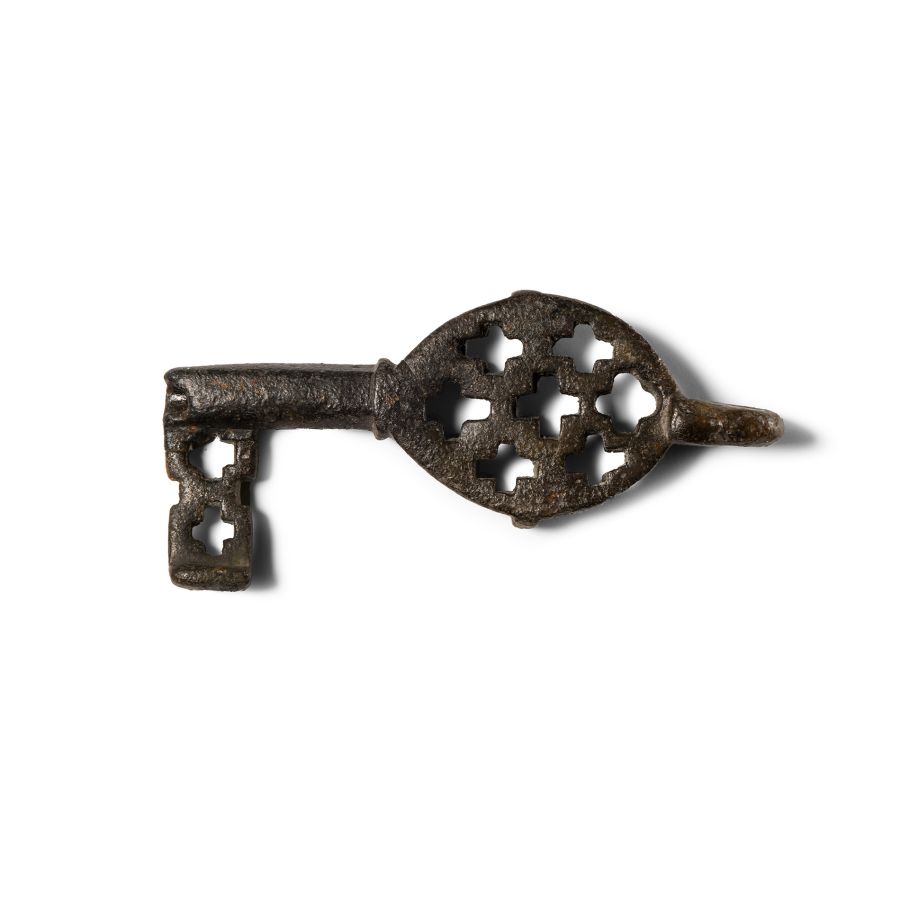 Byzantine Bronze Openwork Key