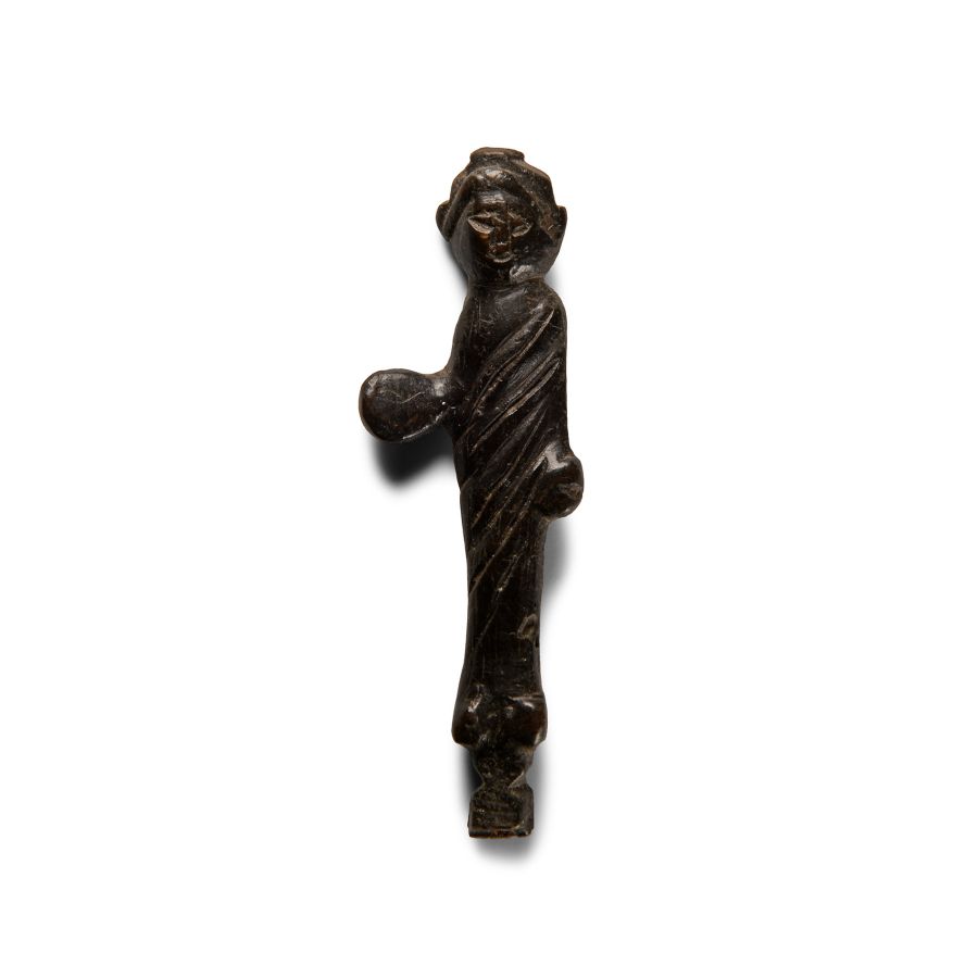 Etruscan Bronze Offering Statuette