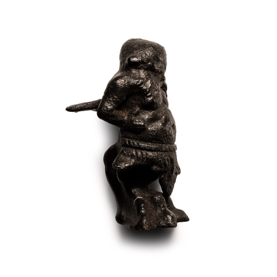 Roman Bronze Silenus Statuette Casket Fitting