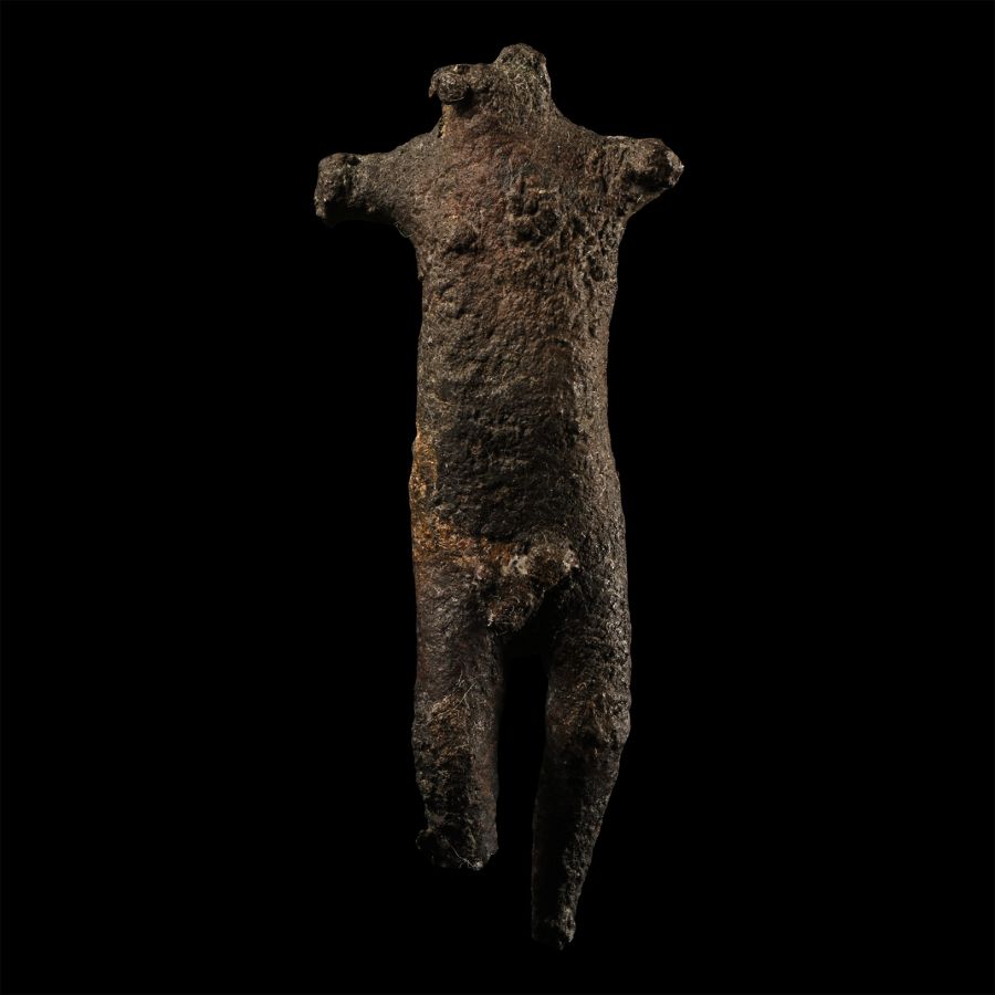 Roman Bronze Neptune Statuette
