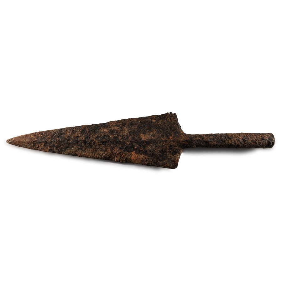 Large Roman Socketted Iron Spearhead