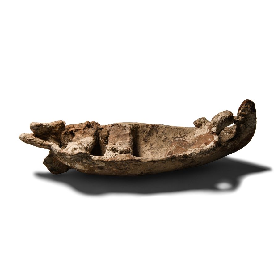 Archaic Greek Ceramic Model Boat
