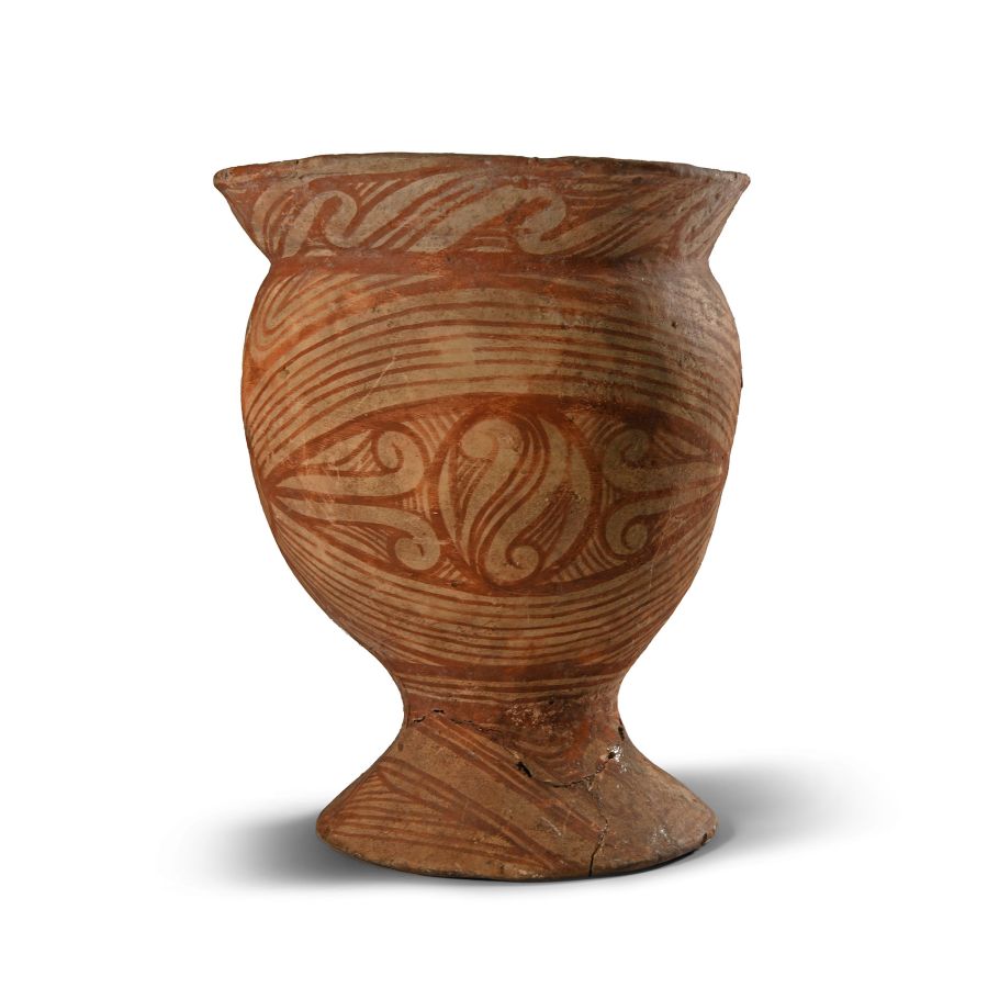 Ban Chiang Period Painted Chalice