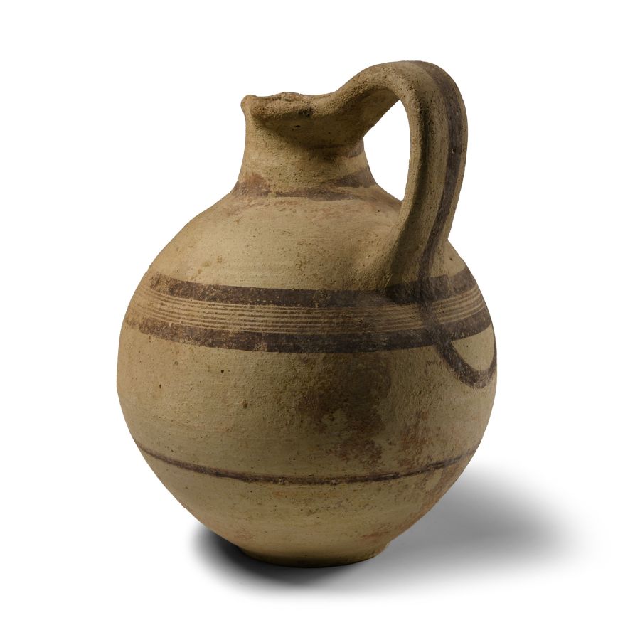 Cypriot Snake-Type Bichrome Terracotta Vessel