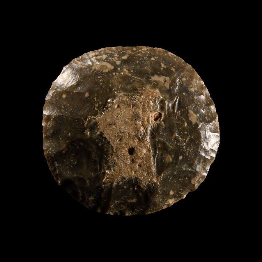 Stone Age Ovate Flint Handaxe