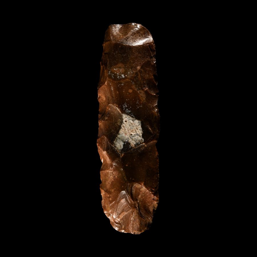 Stone Age Knapped Flint Axehead