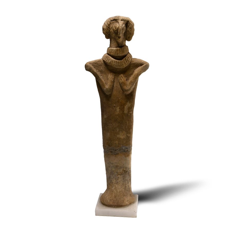 Large Syro-Hittite Terracotta Goddess Idol