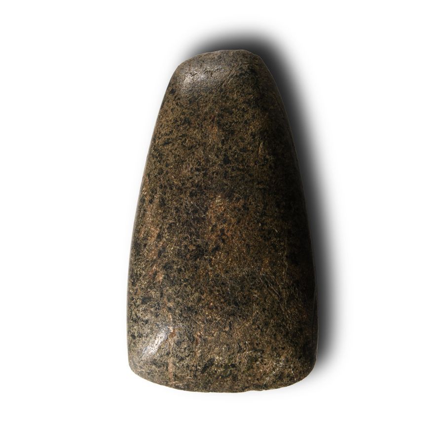 Stone Age 'Cissbury Ring' Polished Speckled Stone Axehead