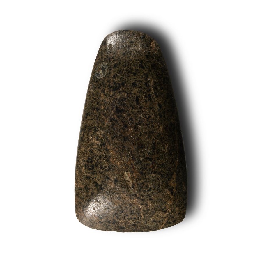 Stone Age 'Cissbury Ring' Polished Speckled Stone Axehead